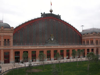 Fotografa actual del exterior de la Estacin de Atocha